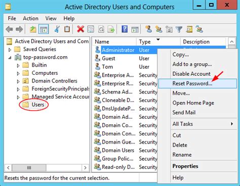 5 Ways To Reset Domain Administrator Password In Windows Server 2012