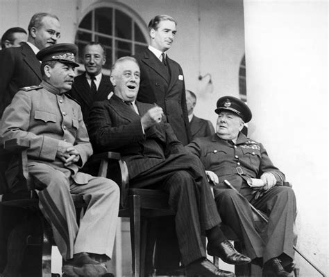 The Big Three Ww2 Tehran Conference 1943 Photograph By War Is Hell