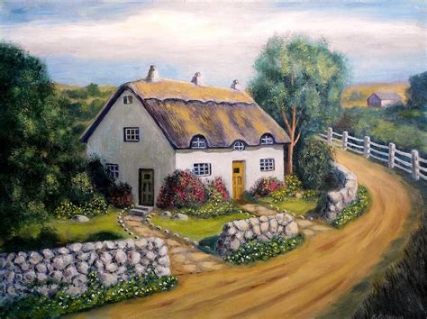 English Cottage Art Fine Art America
