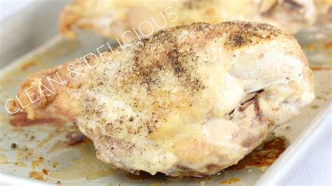 Bake until a meat thermometer registers 160 degrees in the thickest part of the breast, about 20 minutes. Perfectly Baked Chicken Breast (Bone-In) - Clean ...