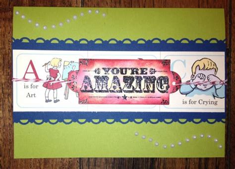 Youre Amazing Teacher Appreciation Card By Binkiemonstermom At
