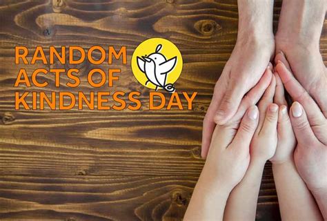 National Random Acts Of Kindness Day Its Today But It Can Be Everyday