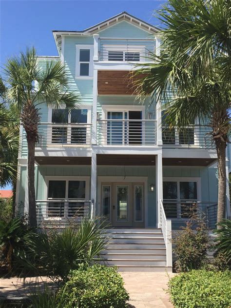 Then i would consider adding shutters, also in a as for your house, you picked a beautiful color scheme in the ancient marble and french vanilla with. Beautiful rental home in Destin, FL. The color is Sherwin Williams Tidewater, SW 6477 | Exterior ...