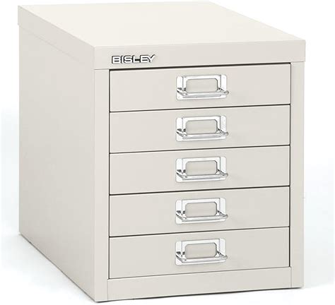 Bisley 5 Drawer Steel Desktop Multidrawer Storage Cabinet