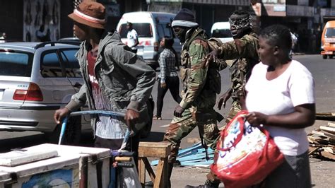 Zimbabwe Army Orders Shutdown Of Harare City Centre Amid Post Election