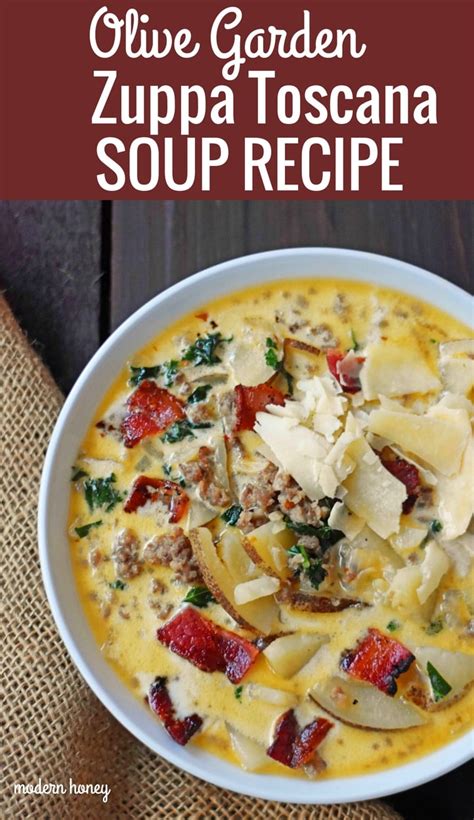 This loaded zuppa toscana recipe (tuscan soup) is the ultimate creamy, hearty, decadently delicious comfort food, all made in one pot, and has been called the best soup i have ever tasted. Zuppa Toscana Soup (Olive Garden Copycat Recipe) | Modern ...