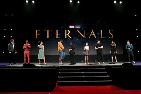 First Footage Of Marvels The Eternals Debuts Boss Kevin Feige Talks Franchise Future