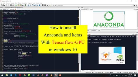 Install Anaconda And Tensorflow Gpu On Windows Works Youtube