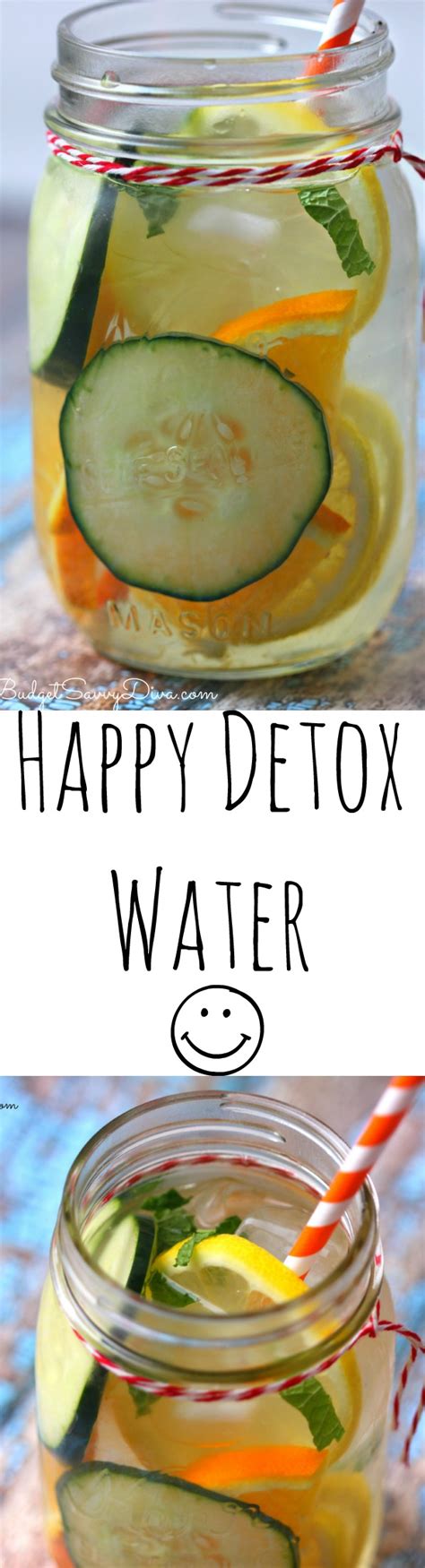 Happy Detox Water Recipe Budget Savvy Diva