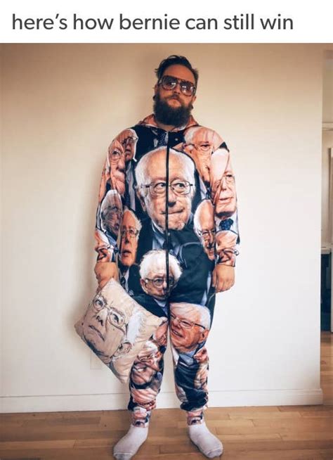 People are obsessed with bernie sanders' whole inauguration vibe, from the one jacket he wears everywhere, to the fact that it looked like he picked up his mail before the inauguration, to his (frankly awesome) mittens. People Are Making Ridiculous Memes About How Bernie Sanders "Can Still Win"