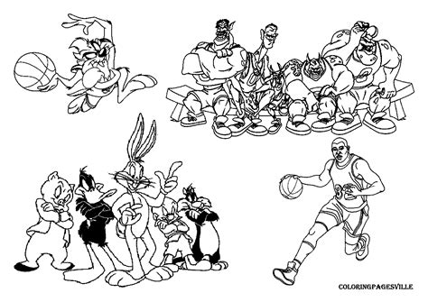 Color in this picture of michael jordan and share it with others today! Space Jam Coloring Pages