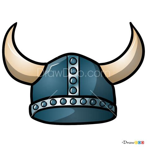 How To Draw Viking Helmet Hats