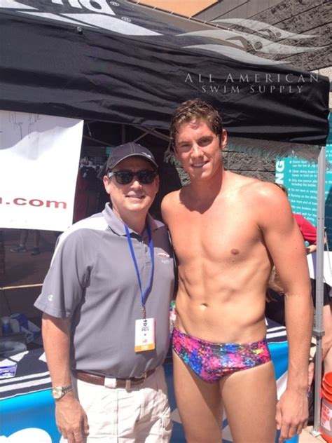 olympic gold medalist conor dwyer stopped by our booth at the arena grand prix at mesa swim