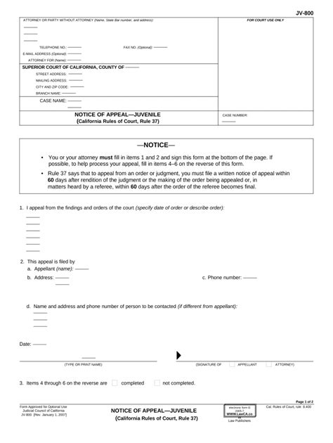Notice Appeal Sample Fill Out And Sign Online Dochub