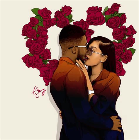 All these feelings can be expressed by our free photos. Love - F.Garry | Black couple art, Black love art, Black ...