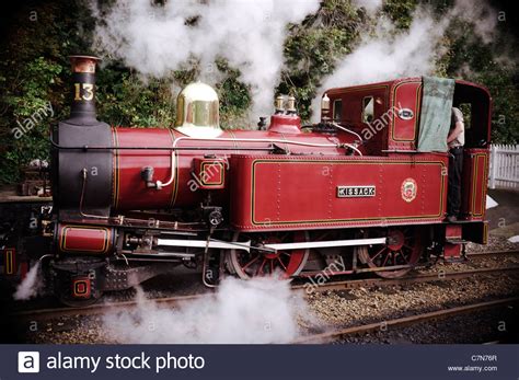 Narrow Gauge 2 4 0 Steam Locomotive Isle Of Man Steam Railway Stock