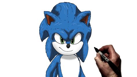How To Draw Sonic Step By Step Sonic The Hedgehog 2 Youtube