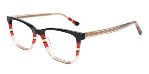 Sakou Rectangle Eyeglasses In Black Sllac
