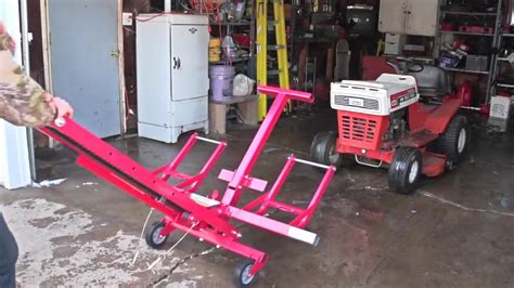 Multi Use Lawn Mower Lift And Farm Jack Youtube