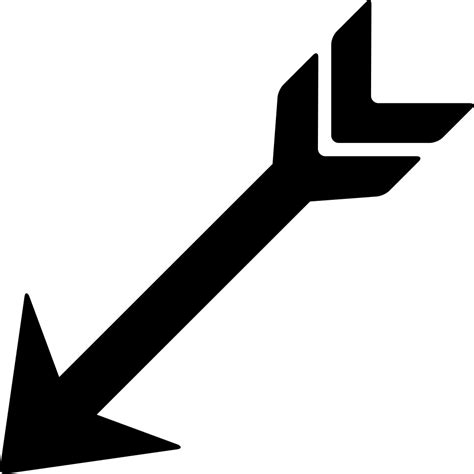 Download Indian Arrow Pointing Down Left Svg Png Icon Free Download ...