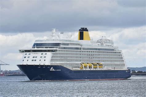 Sagas Brand New Spirit Of Adventure Cruise Ship Spotted Off Gravesend