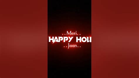 Happy Holi Meri Jaan Shorts Youtubeshorts Attitudeshayari