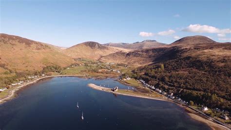 Lochranza Isle Of Arran Scotland Drone Photography