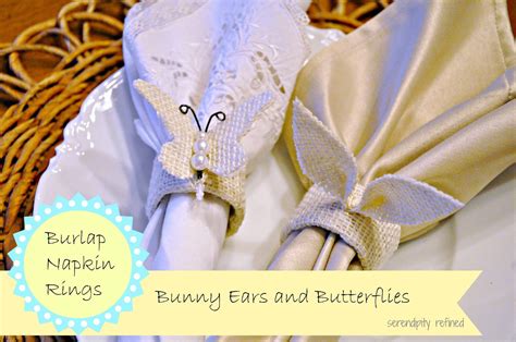 9 simple diy easter wreaths and garlands. Serendipity Refined Blog: Burlap Easter Napkin Rings {Pier ...