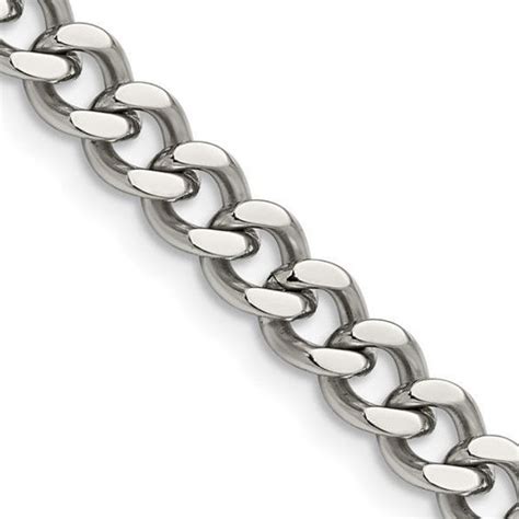 Nummi Jewelers Stainless Steel Curb Chain