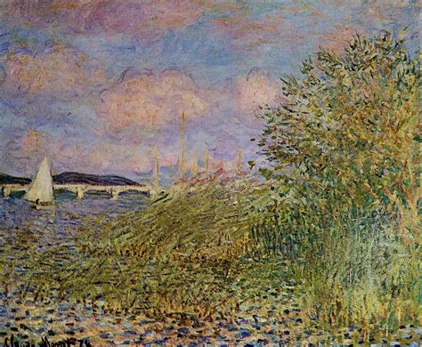 The Seine At Argenteuil 1874 Painting Claude Oscar Monet Oil Paintings