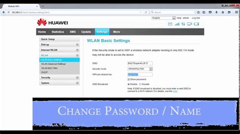 Anyone nakakaalam ng admin account nitong zte f670l? How To Change Huawei Mobile Wifi e5372s Password - YouTube