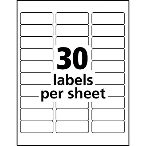 You can get the best discount of up to 50% off. Avery 1" X 2-5/8" Clear Inkjet Address Labels with Easy ...