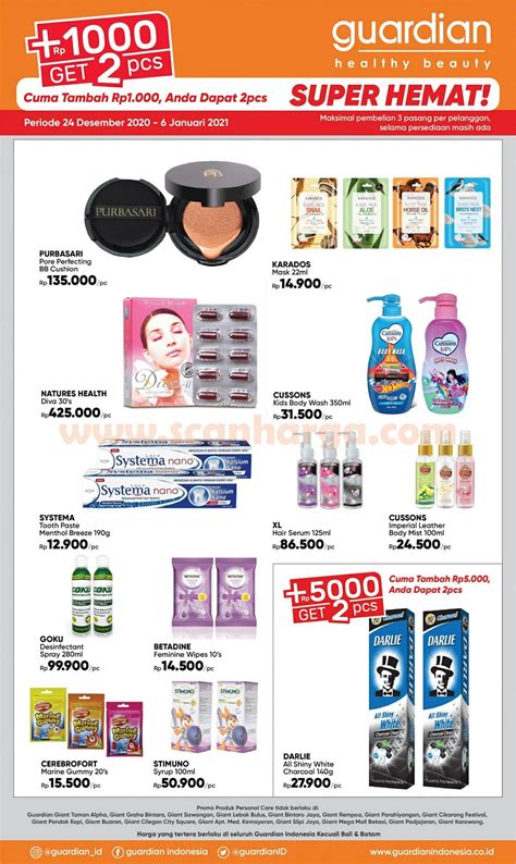 Katalog promo guardian januari 2021 menyediakan berbagai macam produk yang berkaitan dengan obat kesehatan. Katalog Promo Guardian Terbaru 31 Desember 2020 - 6 ...