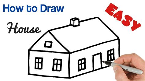 √ How To Draw A Mansion Easy