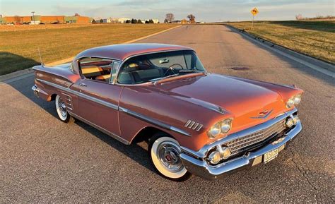 Pick Of The Day 1958 Chevrolet Impala Finished In Rare Coral Color