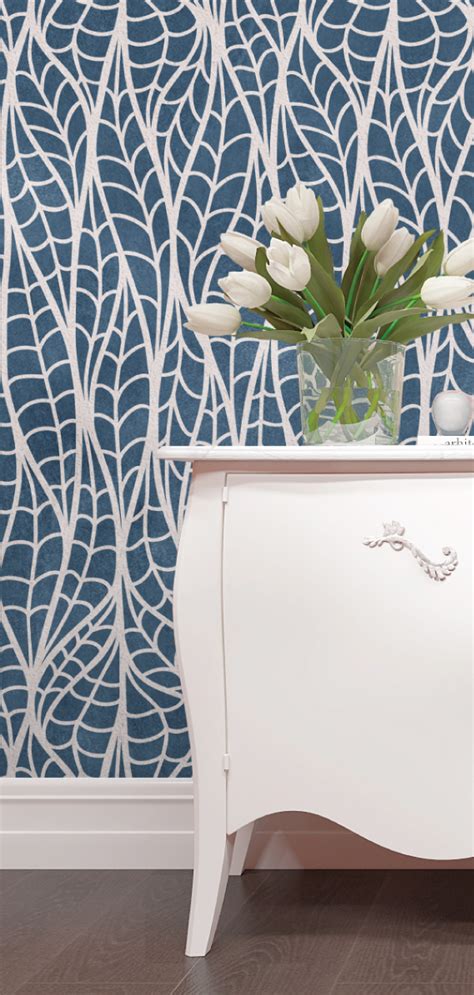 Graceful Floral Stencil For Walls Large Wall Stencil Large Wall