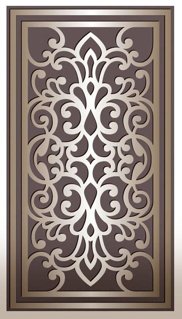 Laser Cut Panel Design Vector Dxf File Designs Cnc Free Vectors For