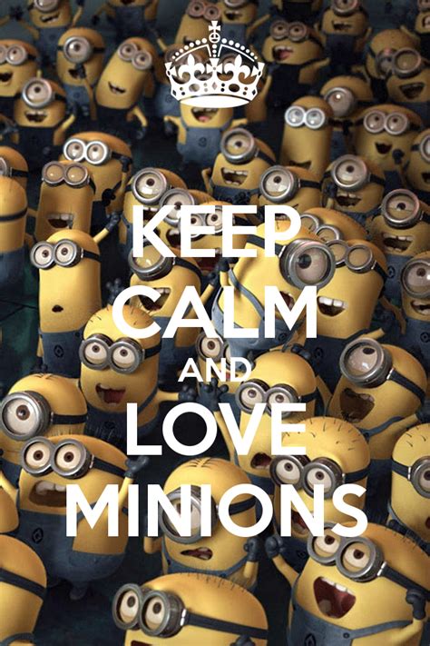 Free Download Keep Calm And Love Minions Poster Jonocruz Keep Calm O
