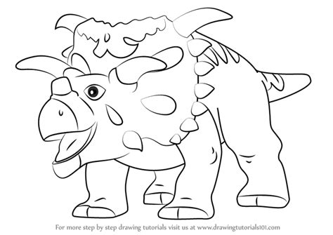 This tutorial shows the sketching and drawing steps from start to finish. Learn How to Draw Mayor Kosmoceratops from Dinosaur Train ...