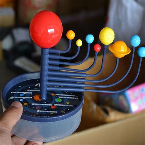 Funny Popular 3d 9 Plastic Planets Science Solar System Model Children