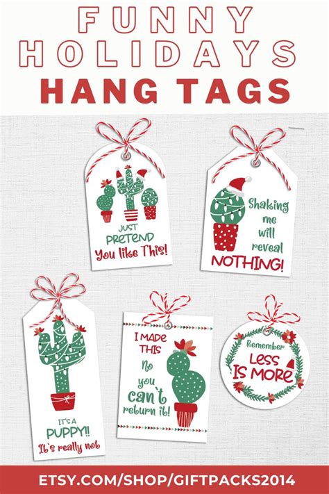 Secret Santa Gift Tags Printable Christmas Gift Tags Printable Secret