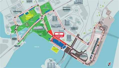 Singapore F1 Track Map