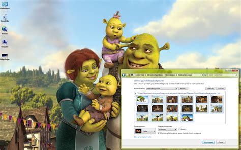 Download Shrek Forever After Windows 7 Theme