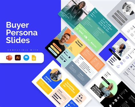 Buyer Persona Infographic Templates Diagrams For Powerpoint Etsy