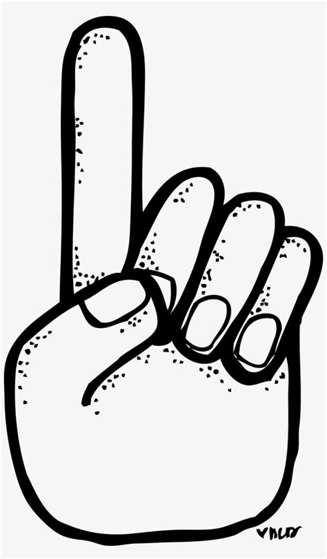 Finger Clipart Number One Finger Number One Transparent Free For