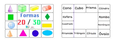 Los mejores de ellos se. JUEGO FORMAS 2D Y FIGURAS 3D | Imágenes de formas, Fichas ...