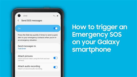 How To Trigger An Emergency Sos On Your Galaxy Smartphone Youtube