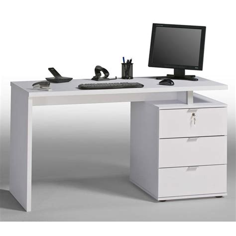Shop wayfair for all the best desks, including home office desks. Beama Desk, 1400mm, Icy White/High Gloss White | Staples®