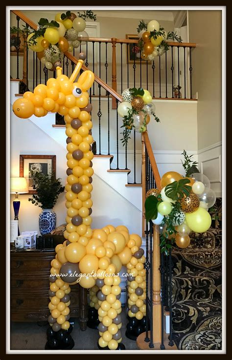 Free giraffe baby shower printable. #giraffe balloon sculpture #elegantballoons | Giraffe ...
