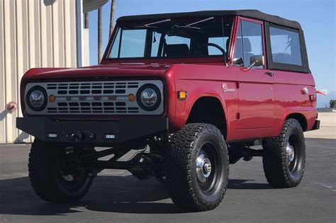 1971 Ford Bronco Icon New School Br 24 For Sale On Bat Auctions